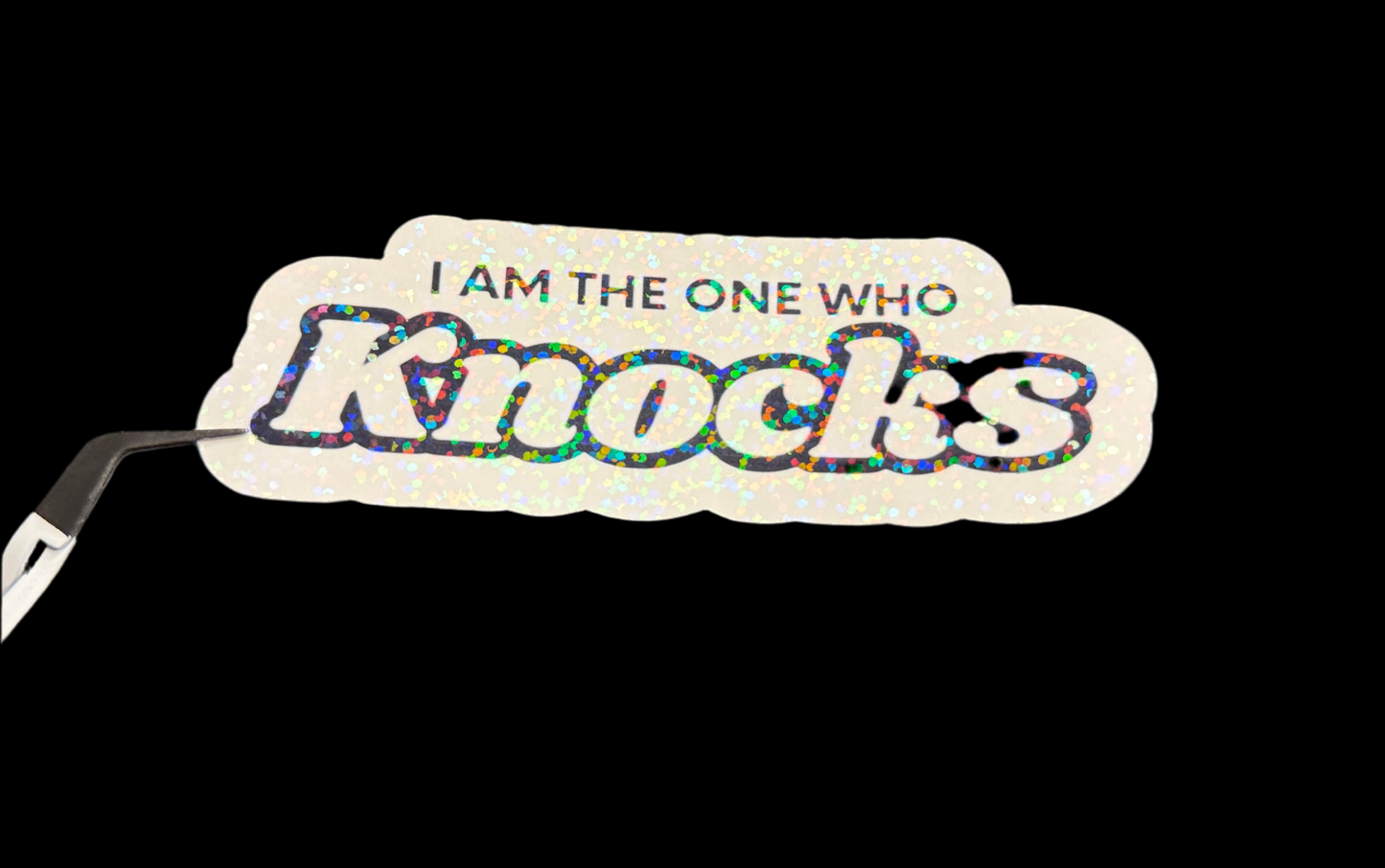 “I am the one who knocks” Vinyl Sticker