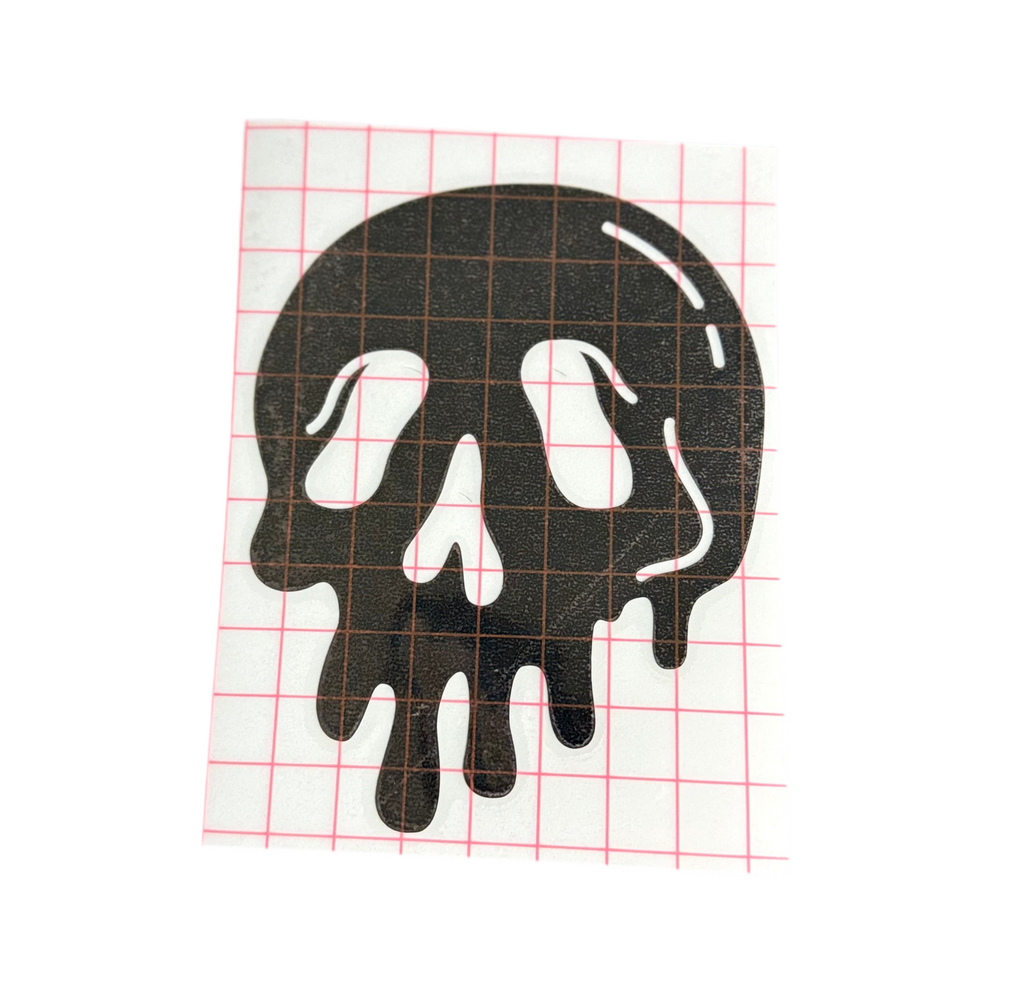 Melting Skull Vinyl Decal