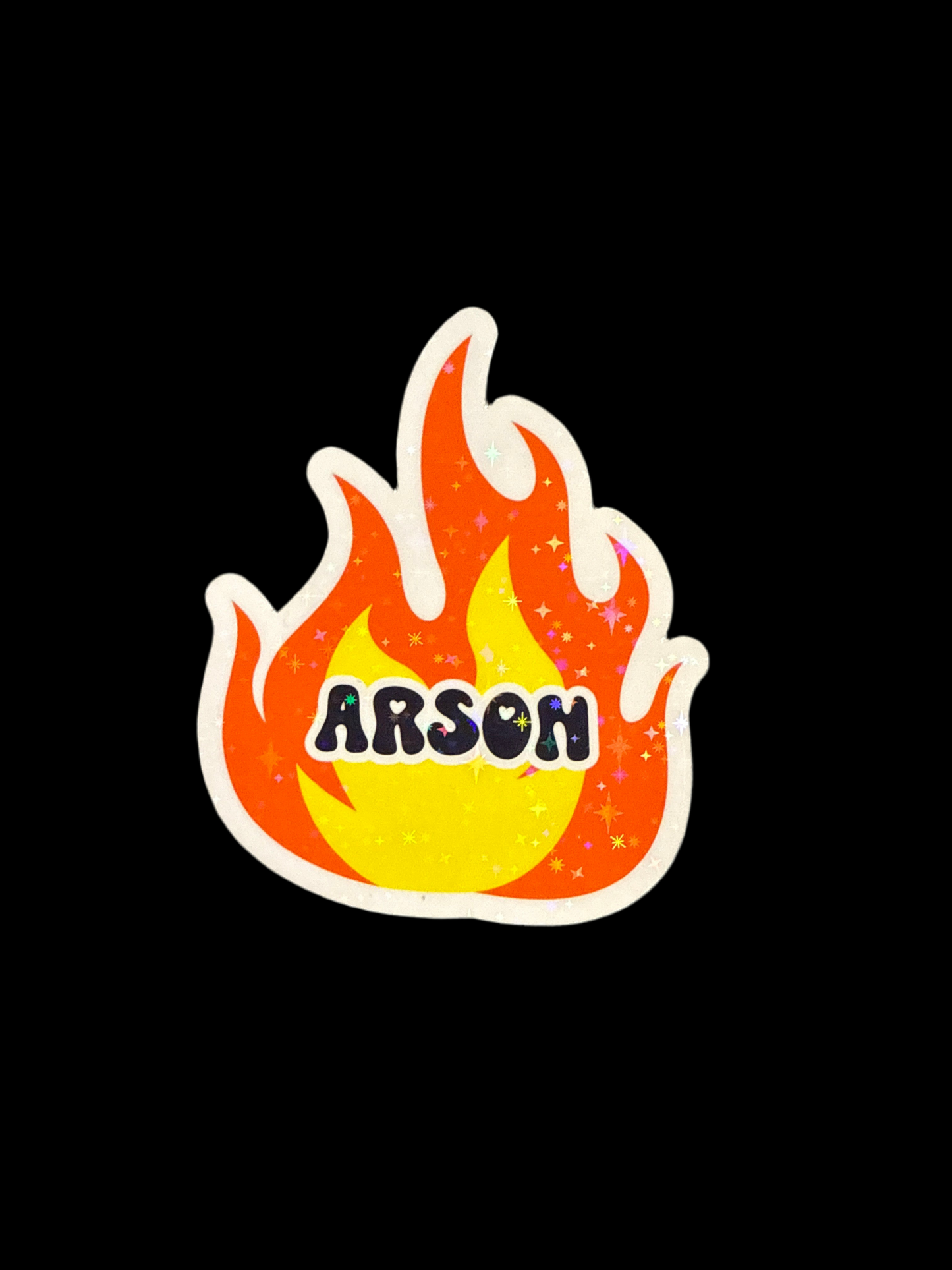 “Arson” Sticker