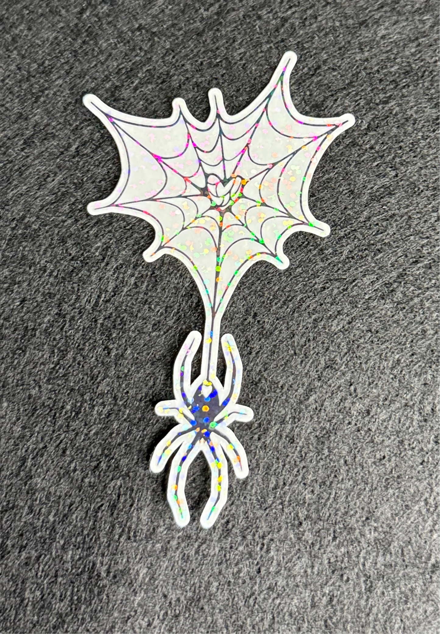 “Spider Web Heart” Sticker